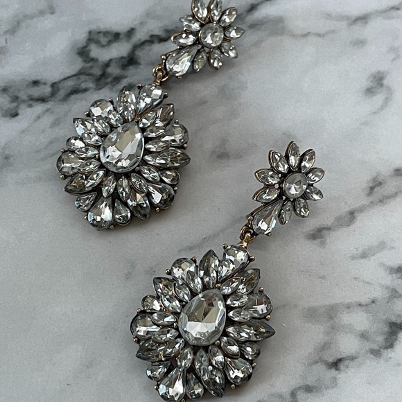 zara crystal dangle NEW earrings - Picture 2 of 3